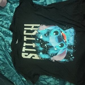 Woman's black shirt (for stitch fans)